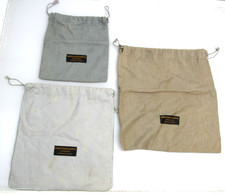 3 Vintage Charles Mayer Anti-Tarnish Bags Lot Cloth Silver Indianapolis Jewelers