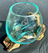 STUNNING HAND MOLTEN GLASS