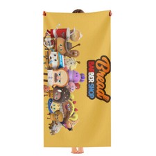 Bread Barbershop Beach Towel 30"x60" Quick Drying Microfiber Gift for Boys