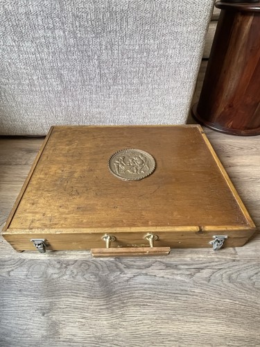 Large vintage handmade wooden - vintage,
