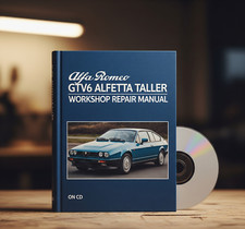 ALFA ROMEO ALFETTA TALLER Workshop Service Repair Guide on CD GTV6.