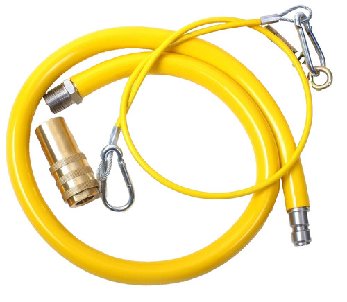 Yellow gas pipe3 flexi - gas, pipe3/4"