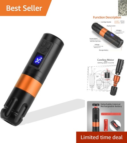 Compact orange wireless rotary - orange,