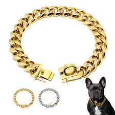 Luxury Dog Chain Collar Heavy