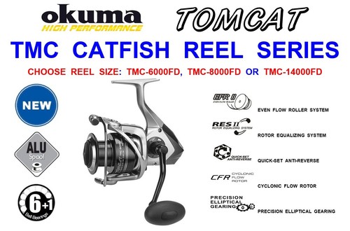 Okuma tomcat catfish - okuma, reel
