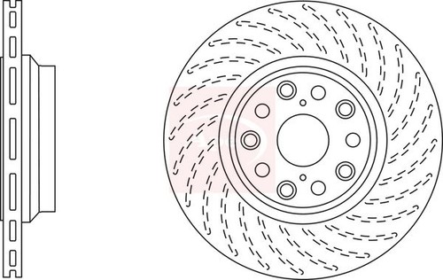 Brake disc rear left s - brake,