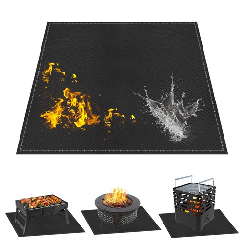 Fireproof fireplace mat fire - fireplace,