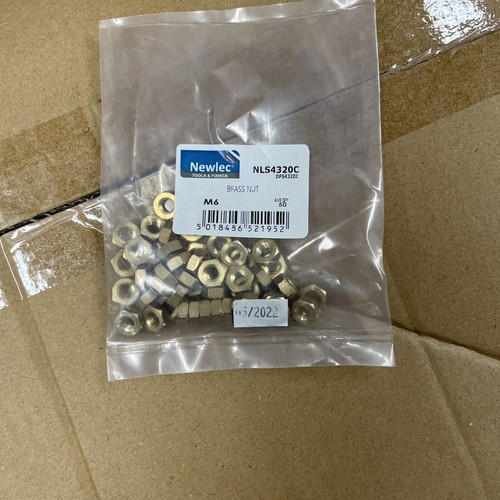 Solid brass hexagon full nuts - solid,