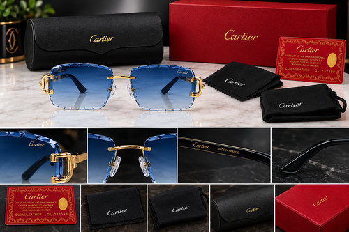 Cartier big diamond cut blue - big,