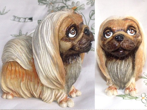 Collectable cute pekingese - *,