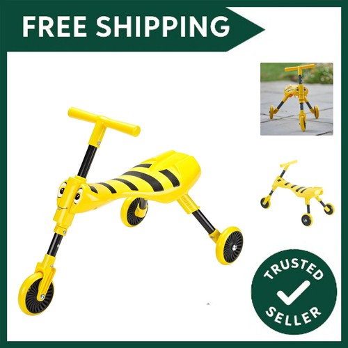 Wheel foldable ride on - foldable, ride-on