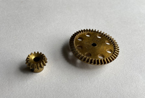 Meccano brass bevel gears 30a - bevel,