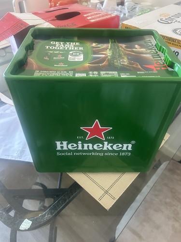 Heineken beer crate - crate, ice