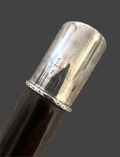 Vintage - Tippling Stick with Flask & Silver Cap By Robert Allison Silversmith.