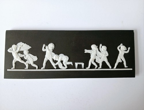 Wedgwood jasper black - , plaque