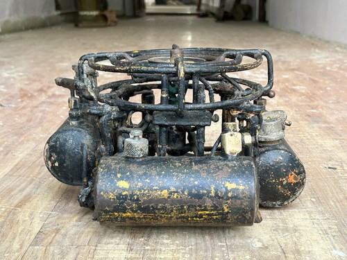Old vintage iron kerosene camp - kerosene,