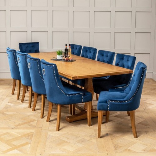 Dining table set and blue - dining,