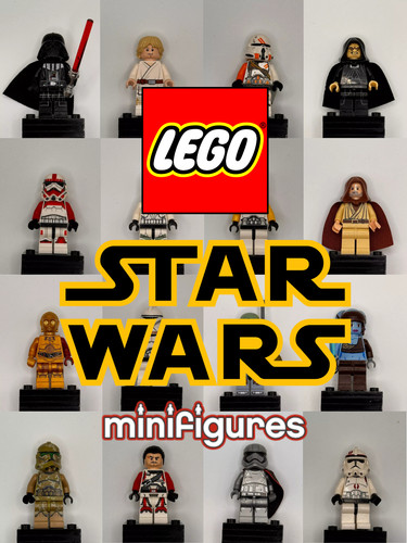 Lego star wars minifigures - star,