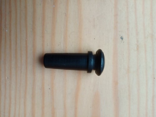 Ebony viola end pin - ebony,