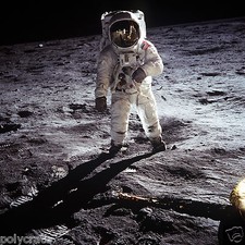 NASA Photo - Apollo 11 Buzz Aldrin on the Moon - Space Conquest