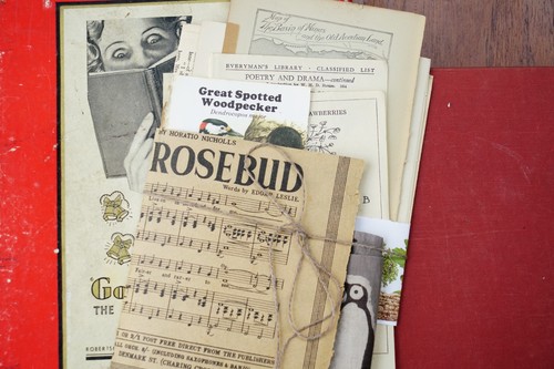 Junk journal pack vintage - junk,