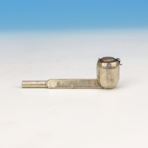 Antique plated white metal - white,