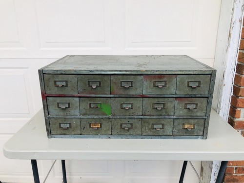 Vintage drawer wood - drawer, library
