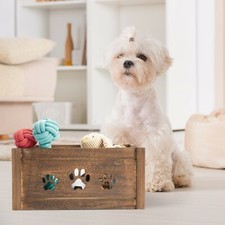 Paw Shaped Dog Toys Chest