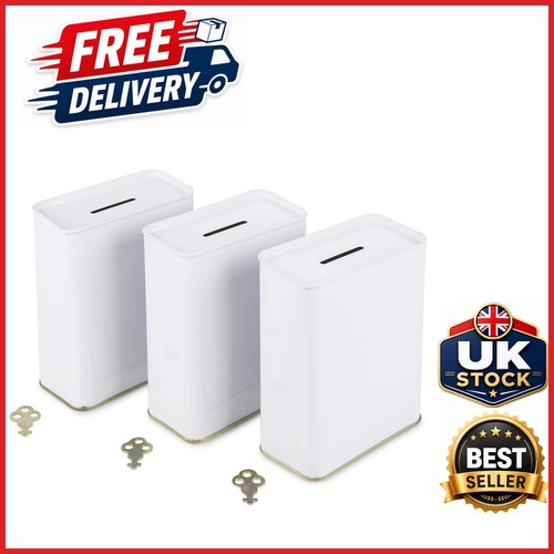 Pack white tin - tin, box