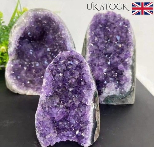 Natural crystal amethyst geode - natural,
