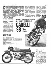 1963 GARELLI '98' 94cc Motor