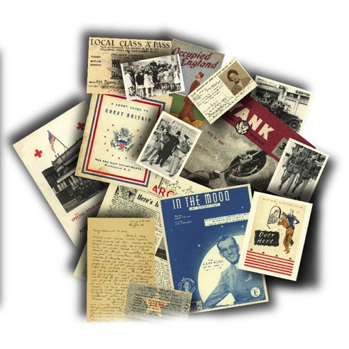 Ww2 replica pocket litter - ww2,