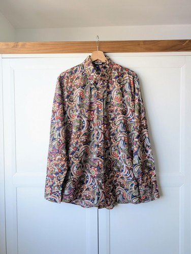 Men relco paisley shirt size - relco,