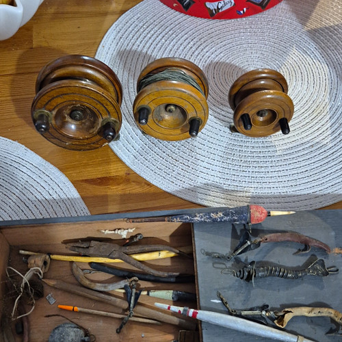 Vintage wooden fly reels - vintage,