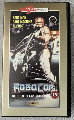 Robocop vhs 1989 vintage video - robocop,
