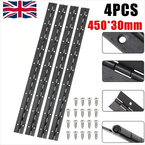 Stainless steel piano hinge - piano, 4x
