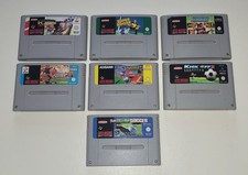 7 x SNES Football games inc