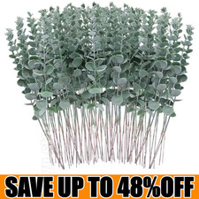 10X Eucalyptus Stems Faux