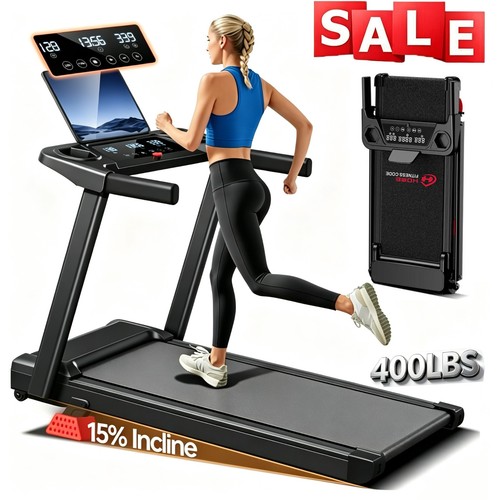 Treadmills with incline - 15%,