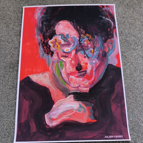 The cure painting - cure, art