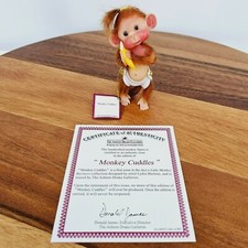 Just a Little Monkey Business Ashton Drake Gallery Lydia Marlene Cuddles Figure