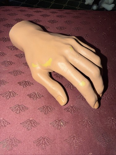 Antique mannequin left hand - antique,