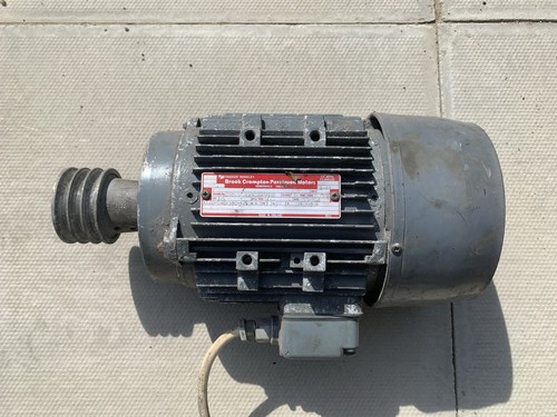 Brook crompton motor - motor, phase