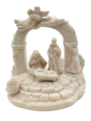 Nativity scene figurine music - nativity,