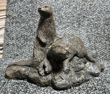 Vintage P J Dutt Bronze Resin