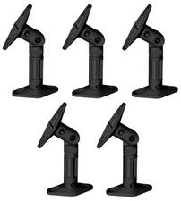 5 Pack Universal Wall Ceiling Satellite Speaker Mount Brackets fits Bose - Black
