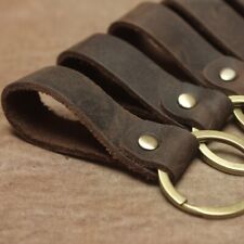 Handmade Leather Keyring Key
