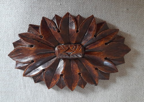 Antique resin carved - a,