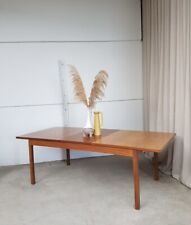 Vtg Mid Century Extending Dining Table Danish Scandi Retro R649