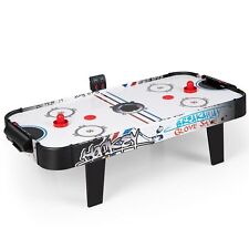 42" Air Hockey Table Wooden Table Top Air Hockey Game Table Set W/ Strong Motor